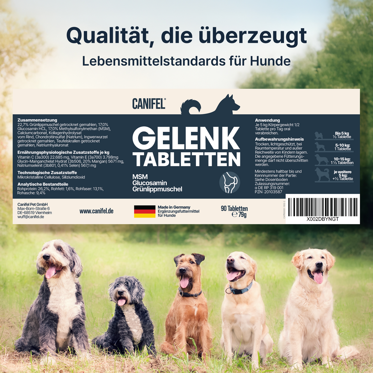 CANIFEL Gelenktabletten 90 Stück