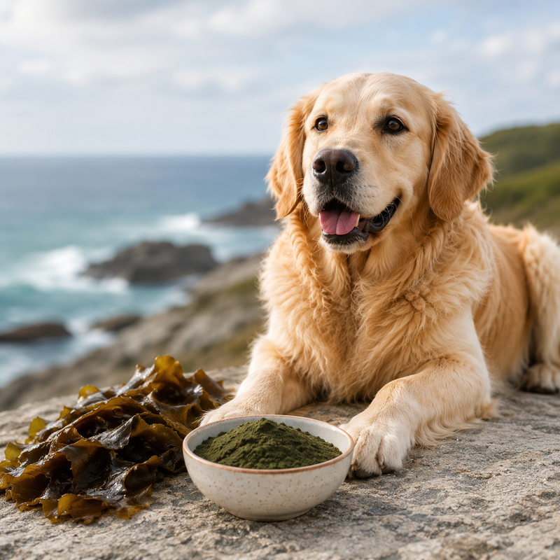 Seealgenmehl für Hunde: Jod und Spurenelemente aus dem Meer